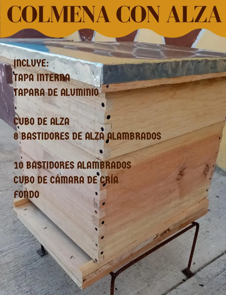 Caja con alza