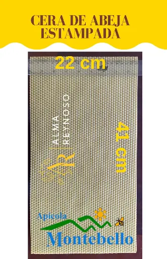 Cera de abeja estampada 1Kg